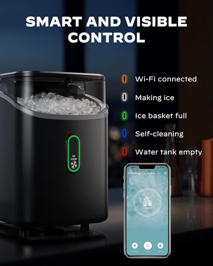 Smart Countertop Nugget Ice Maker (33 Lbs)