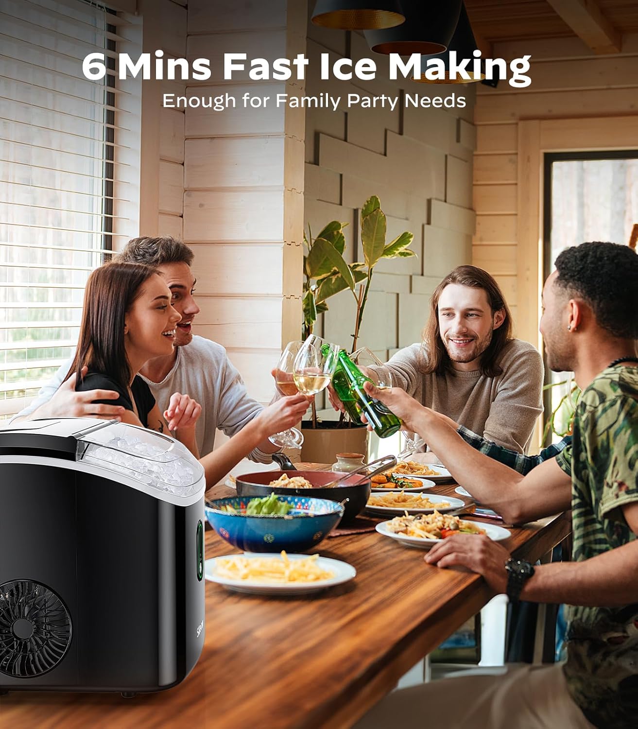 Countertop Nugget Ice Maker (33 Lbs)