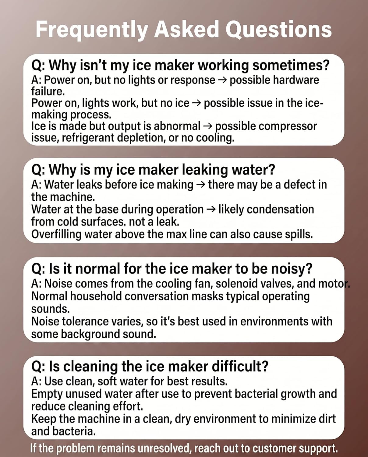 Silonn Ice Maker Countertop, 8 Cubes in 6 Mins, 26.5lbs/24H, Self-Cleaning