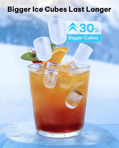Silonn Ice Maker Countertop, 8 Ice Cubes in 6 Mins