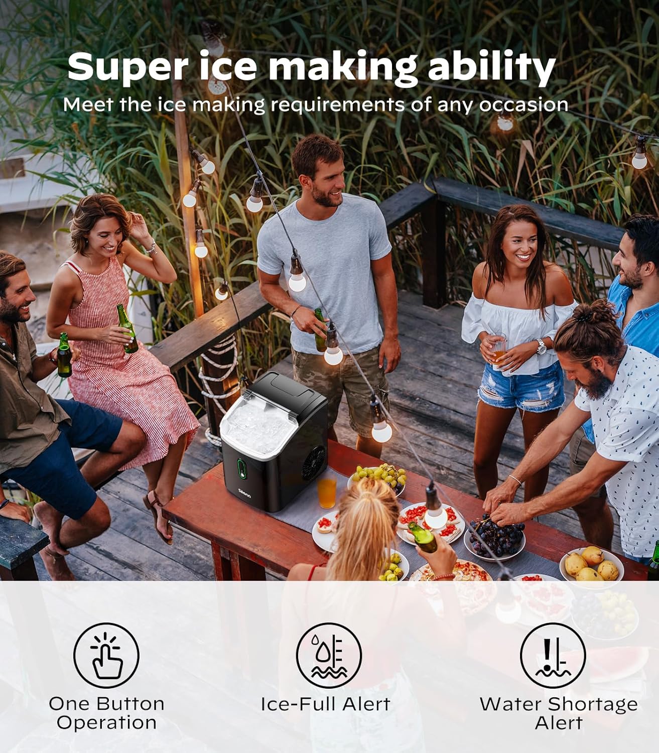 Countertop Nugget Ice Maker (33 Lbs)