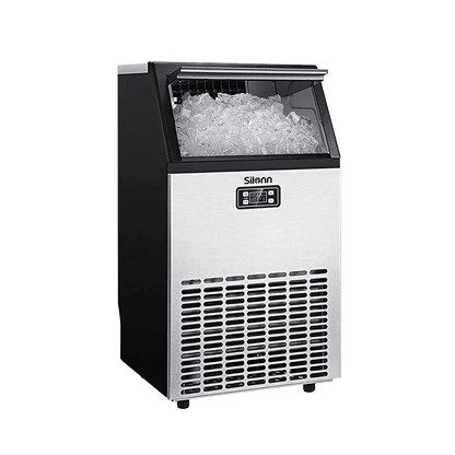 Commercial Cube Ice Maker with LCD Screen (100 Lbs)