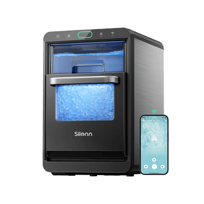 Silonn Smart Countertop Nugget Ice Maker (44 Lbs)
