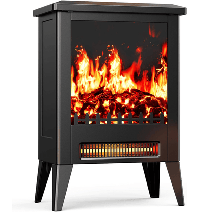 Silonn 18-Inch Electric Fireplace Heater with App &